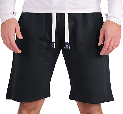 Gennadi Hoppe Herren Shorts Männer Gym Bermuda Kurze Hose Sporthose Jungen Sommer Sportshorts Freizeithose Baumwolle weich bequem leicht lässig luftig modern sportlich praktisch blau Blaue H6677 M von Gennadi Hoppe