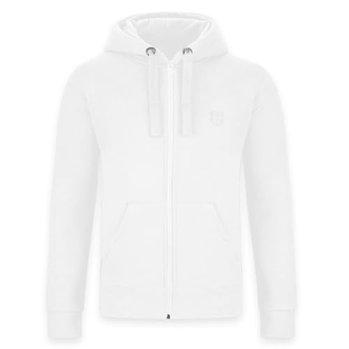 Gennadi Hoppe Herren Trainingsjacke Kapuzenjacke Joggingjacke H7608 weiss S von Gennadi Hoppe