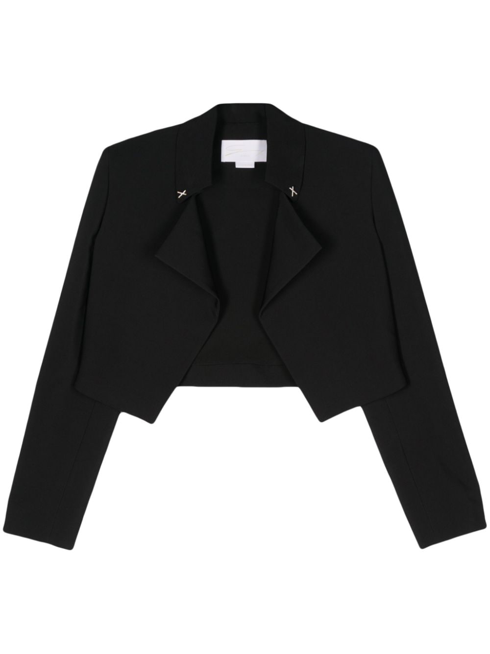 Genny Offener Cropped-Blazer - Schwarz von Genny