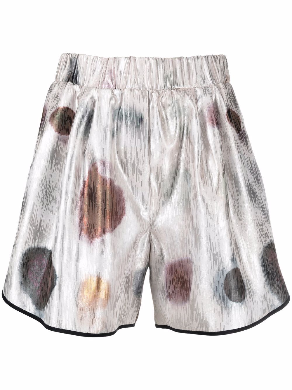 Genny Metallic-Shorts - Nude von Genny