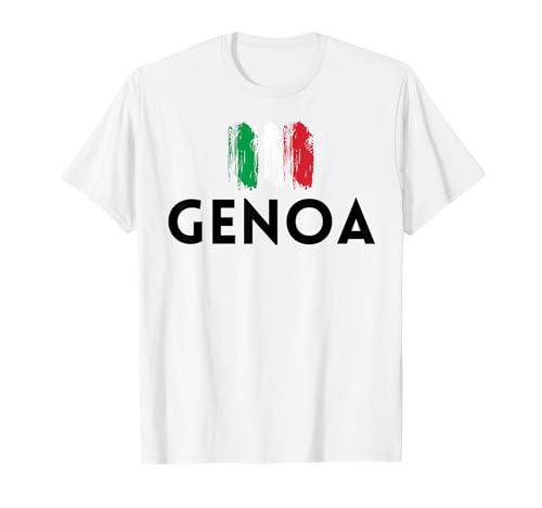 Genua Stadt Italien Urlaub Reisen Italienisch Frauen Männer Genua T-Shirt Genua Stadt Italien Urlaub Reisen Italienisch Frauen Männer Genua T-Shirt von Genoa Italy Town Italian Travel Husband Wife