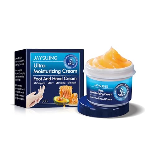 Anti-Cracking Moisturizing Foot and Hand Cream, Fußcreme Hand Foot Repair Cream Anti Cracking Special Cream, Cracked Skin Repair Cream für Trockene,Rissige Füße, Hände,Fersen, Ellbogen, Knie, 30 g von Genonmy