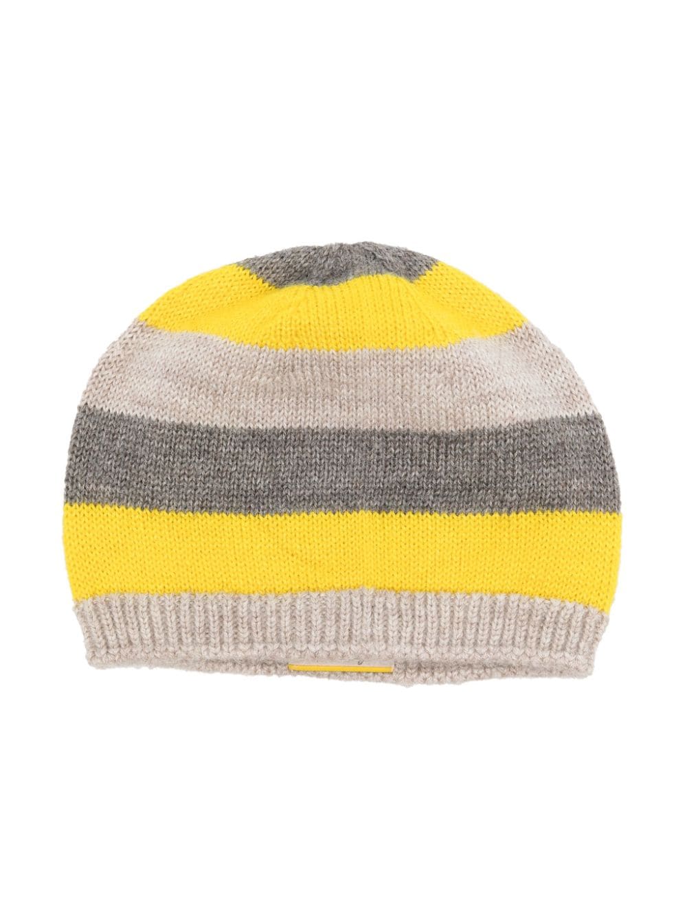 Gensami kids Gestreifte Beanie - Nude von Gensami kids