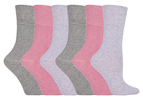 Gentle Grip Damen Socken Rosa rose Medium Gr. Medium, GG72 von Gentle Grip