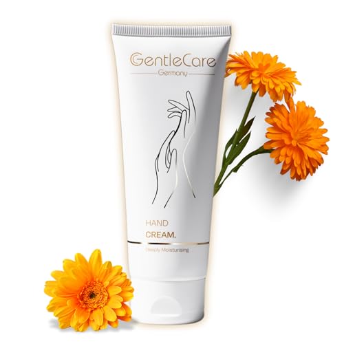 GentleCare Handcreme für trockene & rissige Hände – Feuchtigkeitsspendend mit Calendula, Zink & Mandelöl – Zieht schnell ein, ohne zu fetten – Sanfter Pfirsichduft – 75 ml GentleCare Handcreme für trockene & rissige Hände – Feuchtigkeitsspendend mit Calendula, Zink & Mandelöl – Zieht schnell ein, ohne zu fetten – Sanfter Pfirsichduft – 75 ml von GentleCare Germany