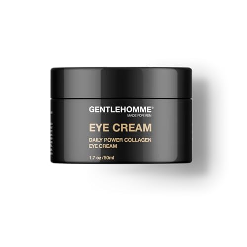 Collagen & Caffeine Eye Cream for Men with Hyaluronic Acid - Made in USA - Men's Anti-Aging Eye Cream for Dark Circles Eye Bags & Puffiness - Day & Night Anti Wrinkle Firming Under Eye Cream 1.7oz von Gentlehomme