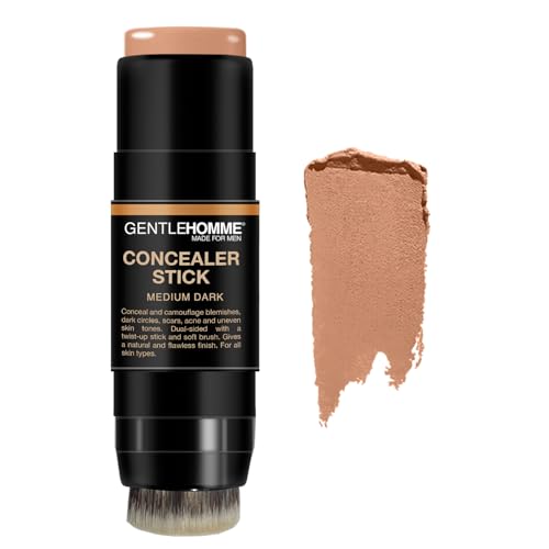Gentlehomme - Concealer mit Pinsel für Herren - Eraser für Augenringe - Mehrzweck-Korrektor für Herren - Doppelseitig Fu von Gentlehomme