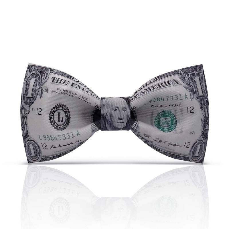 Bargeld Fliege Neuheit Dollar Bill Fliege - Einstellbar von GentlemansDignity