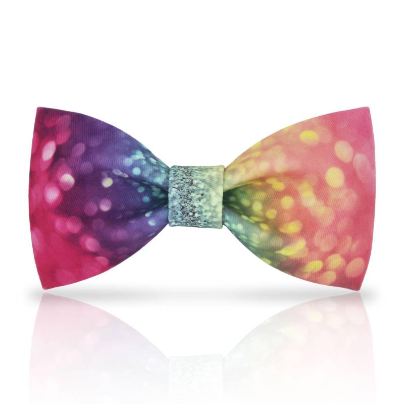 Neon Regenbogen Fliege Bunte Bunt Fliege, Unisex Fliege von GentlemansDignity