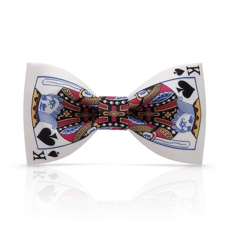 Poker Fliege Kasino Spieler Spielkarte Baumwollfliege von GentlemansDignity