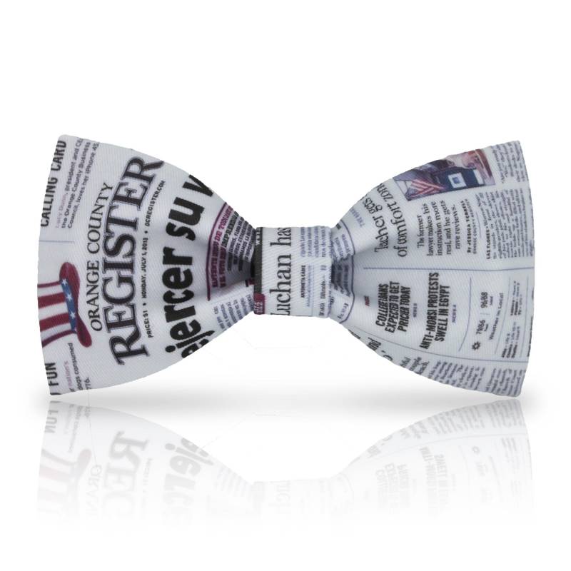 Zeitungsdruck Fliege - Neuheit Verstellbare von GentlemansDignity