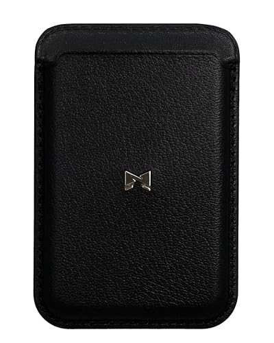 Gentlemen’s Magnet Wallet (Black) – Sicher befestigt an deinem Smartphone – Für bis zu DREI Karten -– MagSafe-kompatibel – Smart Wallet Herren von Gentlemen's HD