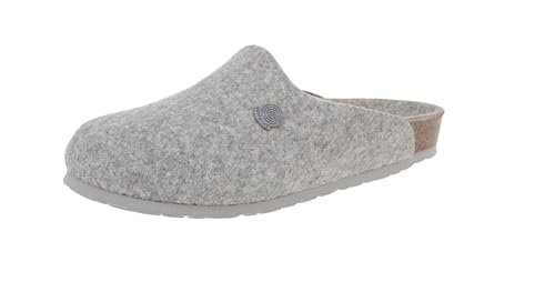 Genuins G104616 Helsinki Mono - Damen Schuhe Hausschuhe - Gray, Größe:39 EU von Genuins