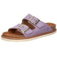 Genuins Hawaii Velour Pantolette Damen lila|lila von Genuins