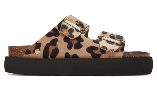Sandalo Donna Genuins Honolulu vegan Leopard DS25GN06 G106336 37 von Genuins