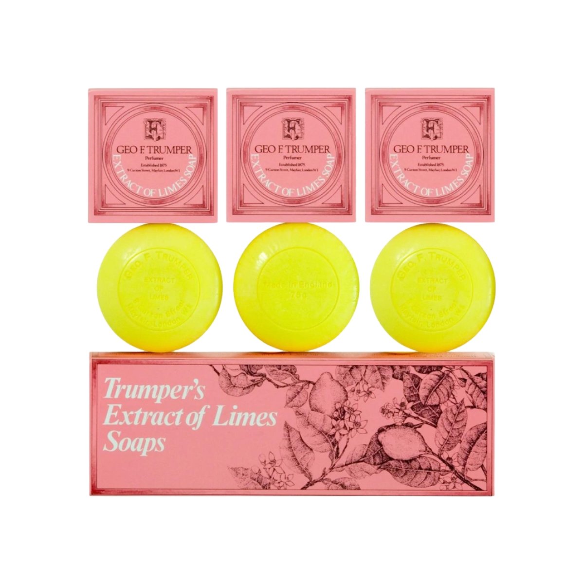 Geo F Trumper Extract Of Limes Triple Hand Soap (3x75 g) von Geo F Trumper