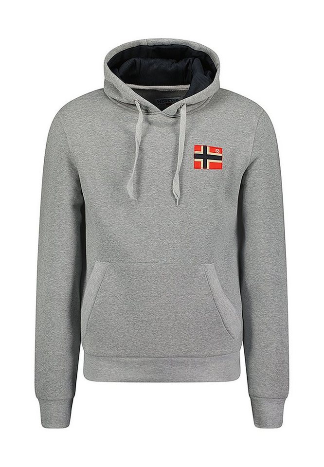 Geo Norway Hoodie Geographical Norway Herren Sweater FONDANT WW6095H/GN Hellgrau von Geo Norway