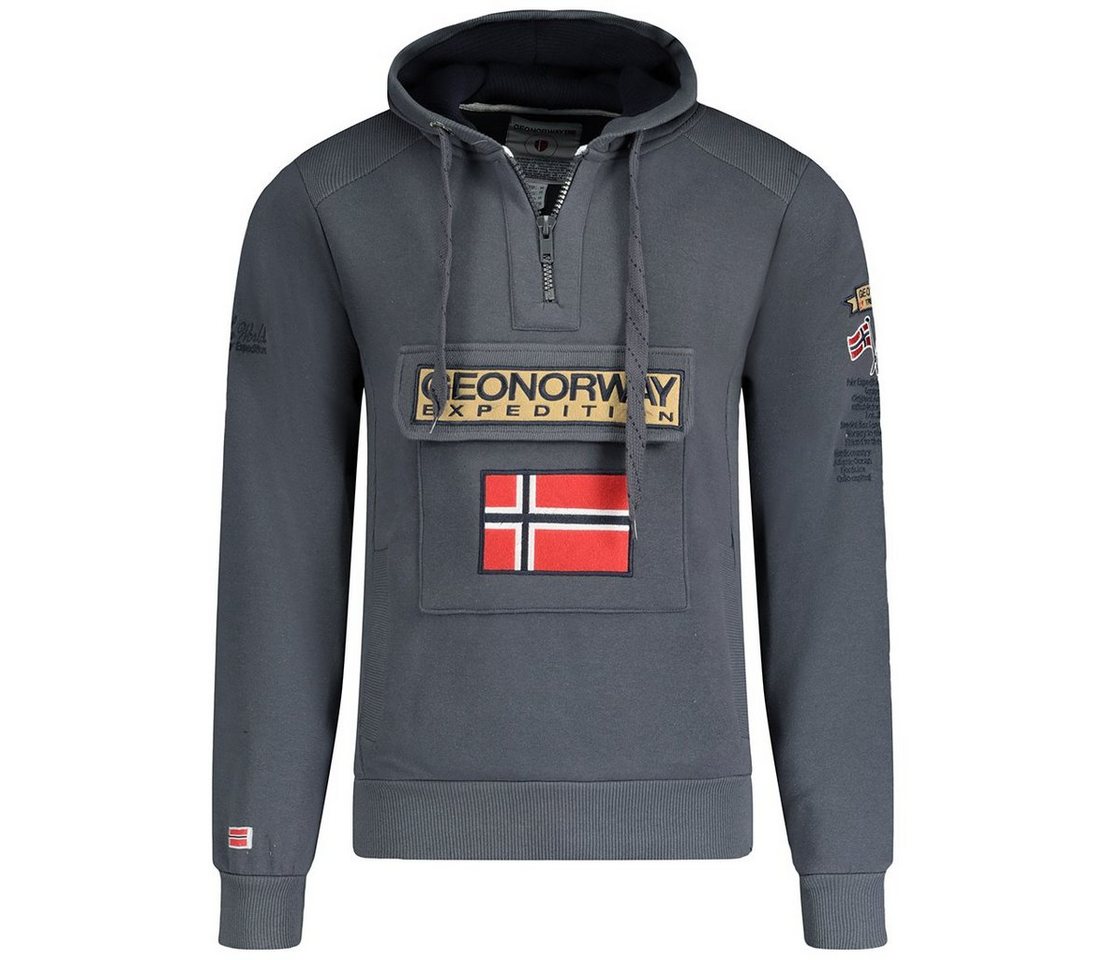 Geo Norway Kapuzenpullover Herren Hoodie brgymclass (Geographical Norway, 1-tlg) Mit Kapuze von Geo Norway