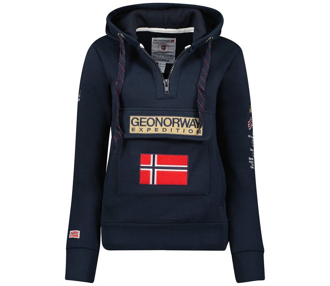 Geo Norway Kapuzensweatjacke Damen Hoodie brgymclass (Geographical Norway Set, 1-tlg) Mit kaupuze von Geo Norway