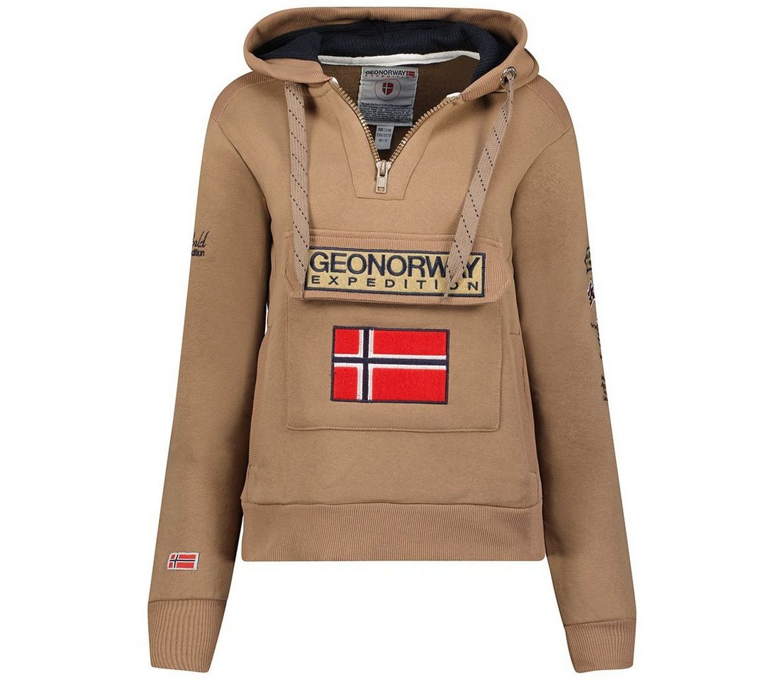 Geo Norway Kapuzensweatjacke Damen Hoodie brgymclass (Geographical Norway Set, 1-tlg) Mit kaupuze von Geo Norway