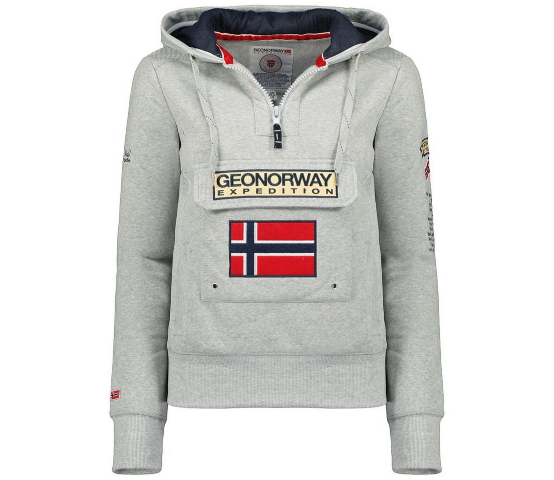 Geo Norway Kapuzensweatjacke Damen Hoodie brgymclass (Geographical Norway Set, 1-tlg) Mit kaupuze von Geo Norway