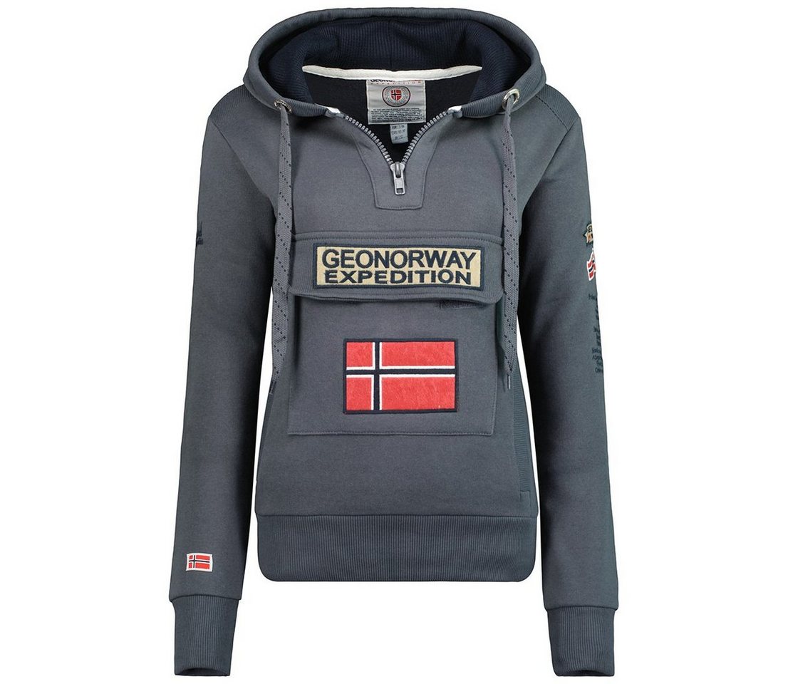 Geo Norway Kapuzensweatjacke Damen Hoodie brgymclass (Geographical Norway Set, 1-tlg) Mit kaupuze von Geo Norway