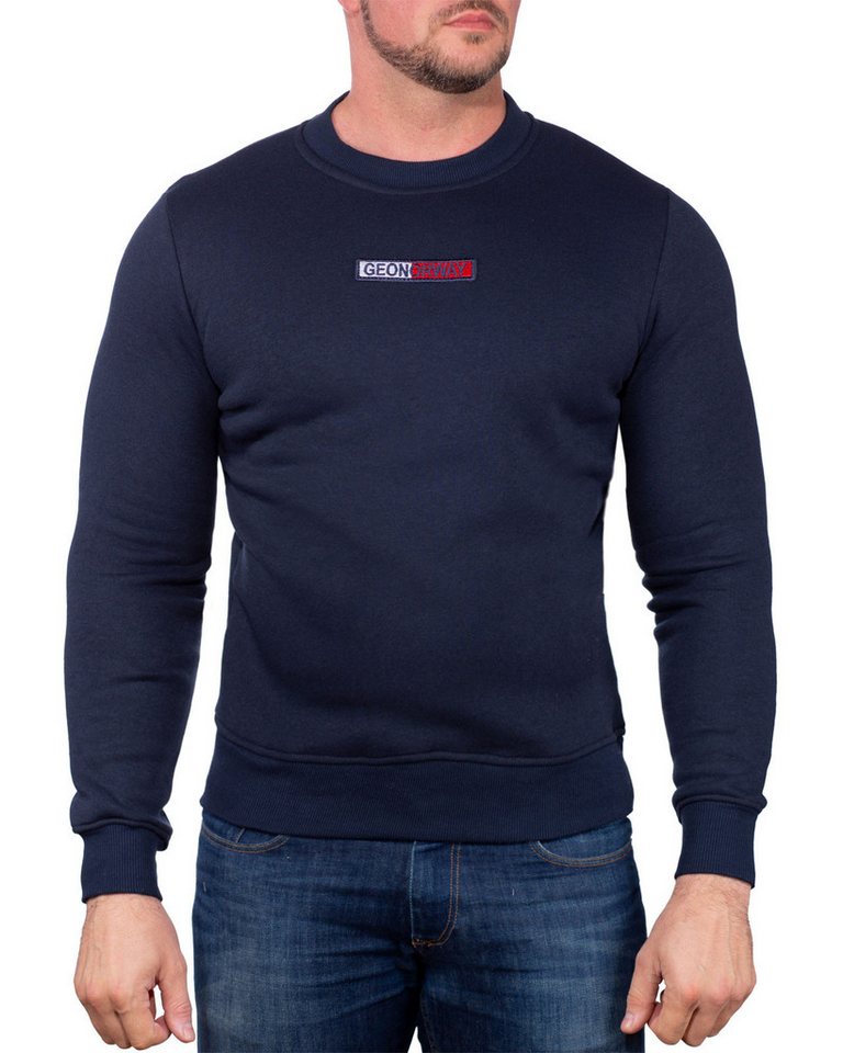 Geo Norway Rundhalspullover Herren Sweatshirt bagarrett Elegantes Design mit Logo von Geo Norway