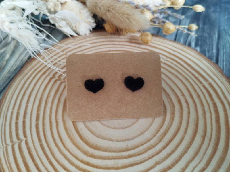 1x Paar Ohrstecker "Flauschiges Herz" - Hypoallergen Ohne Metalle Oder Mit Edelstahlstecker Gefertigt , Diy Resinart 1x Paar Ohrstecker "Flauschiges Herz" - Hypoallergen Ohne Metalle Oder Mit Edelstahlstecker Gefertigt , Diy Resinart von GeoJewelryBySilvi