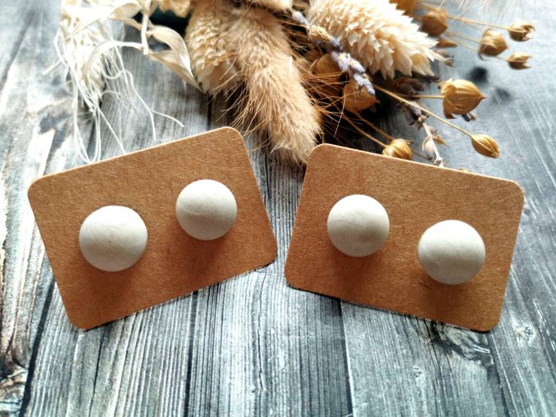 1x Paar Ohrstecker - Hypoallergen Mit Kunststoffstecker Oder Wahlweise Edelstahlstecker, Diy 1x Paar Ohrstecker - Hypoallergen Mit Kunststoffstecker Oder Wahlweise Edelstahlstecker, Diy von GeoJewelryBySilvi