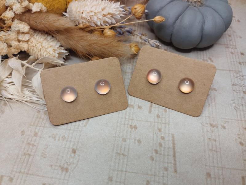 1x Paar Ohrstecker - Hypoallergen Mit Kunststoffstecker Oder Wahlweise Edelstahlstecker | O, Diy 1x Paar Ohrstecker - Hypoallergen Mit Kunststoffstecker Oder Wahlweise Edelstahlstecker | O, Diy von GeoJewelryBySilvi