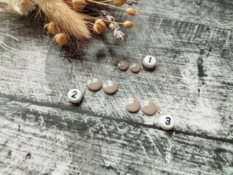 1x Paar Ohrstecker Unikate Aus Polymer Clay | Hypoallergen Ohne Metalle Oder Wahlweise Mit Edelstahlstecker, Diy Resinart | 15 von GeoJewelryBySilvi