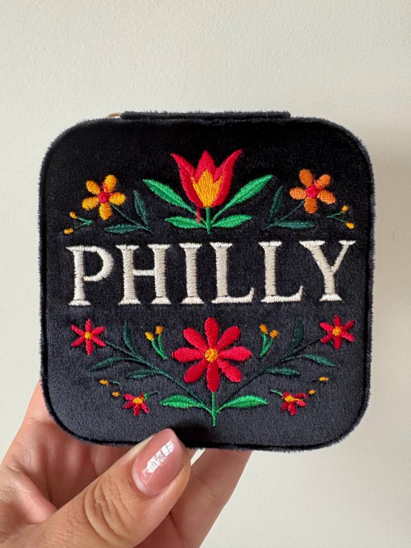 Philly Schmuck Reise Fall Box Philadelphia Geschenk von GeoMetricGem