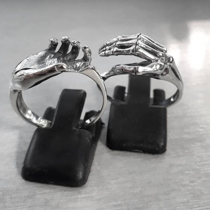 Hand Schütteln Unisex Freundschaft & Liebe Rätsel Ring Aus Sterling Silber 925 Hand Schütteln Unisex Freundschaft & Liebe Rätsel Ring Aus Sterling Silber 925 von GeoartSilversmith