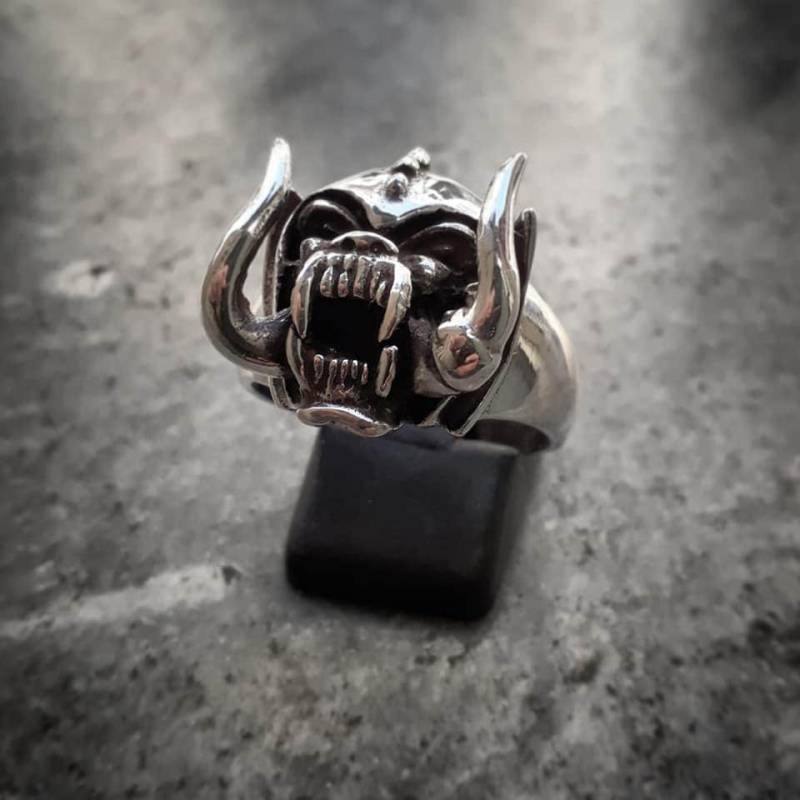 Motörhead Snaggletooth War Schwein Sterling Silber 925 Ring Motörhead Snaggletooth War Schwein Sterling Silber 925 Ring von GeoartSilversmith