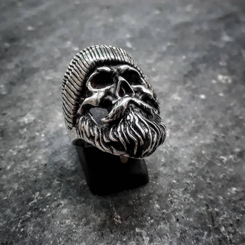 Sailor Totenkopf 925 Sterling Silber Ring Sailor Totenkopf 925 Sterling Silber Ring von GeoartSilversmith