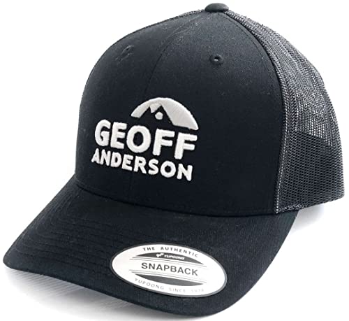 Geoff Anderson Kappe Snapback Trucker schwarz von Geoff Anderson