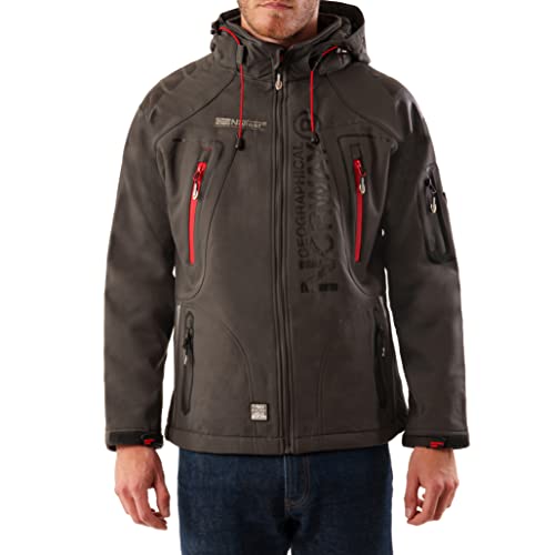 Geographical Norway Tangata Herren Softshell Funktions Outdoor (weiß, Medium) (Grau, Large) von Geographical Norway