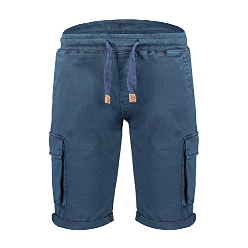 GEO NORWAY PLAIRE Men - Herren Bermuda Shorts - Manner Sport Sommer Shorts - Sommerhose Chino Cargo Shorts Stretch- Herrenshorts Kurze Kordelzug Regular Fit Training Short HoseMarine - S von Geographical Norway