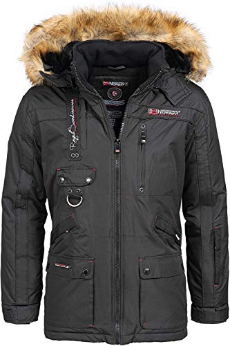 Geographical Norway 25A13 Belucha Herren Parka Schwarz Gr. XXL von Geographical Norway