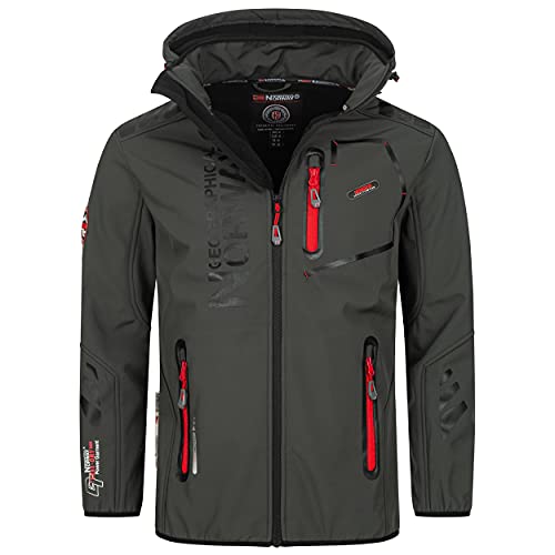 Geographical Norway 26E2 Vantaa Herren Softshell Jacke Grau 02 Gr. XXL von Geographical Norway
