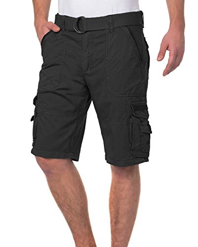 Geographical Norway 27I2 Parachute Herren Cargo Shorts Bermuda Schwarz XXL von Geographical Norway