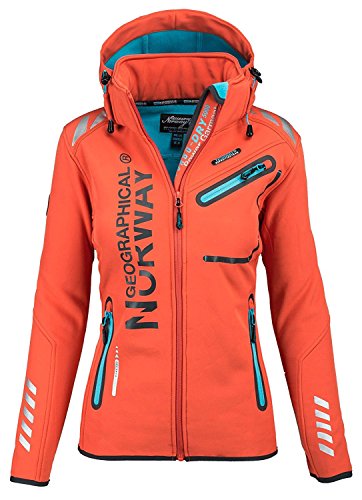 Geographical Norway 92Z45 Reveuse II Lady SP612F/GN Softshelljacke Coral S Geographical Norway 92Z45 Reveuse II Lady SP612F/GN Softshelljacke Coral S von Geographical Norway