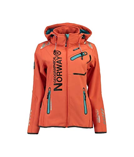 Geographical Norway 97V5 Reveuse II Lady SP612F/GN Softshelljacke Coral M von Geographical Norway