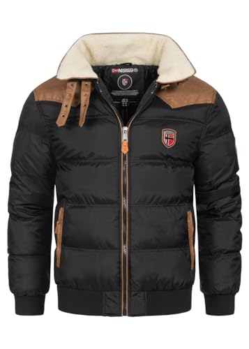 Geographical Norway ABRAMOVITCH Herren Jacke, Schwarz XL von Geographical Norway