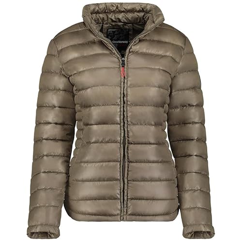 Geographical Norway Annecy Basic Lady - Winterjacke Damen Warme Steppung Mann Herbst Winter - Warme Manteljacke leicht Kapuze - Daunenjacke Windstopper Langarm Polsterung - Frauen (Sturm L) von Geographical Norway