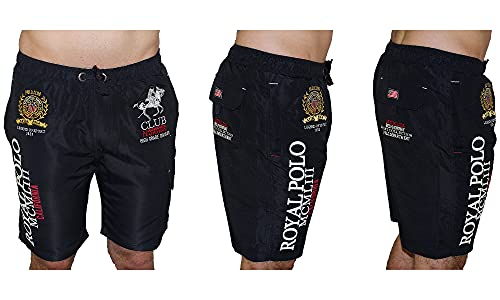 Geographical Norway Badehose Quoyal Herren Bermuda Short Boardshort (L, Navy) von Geographical Norway