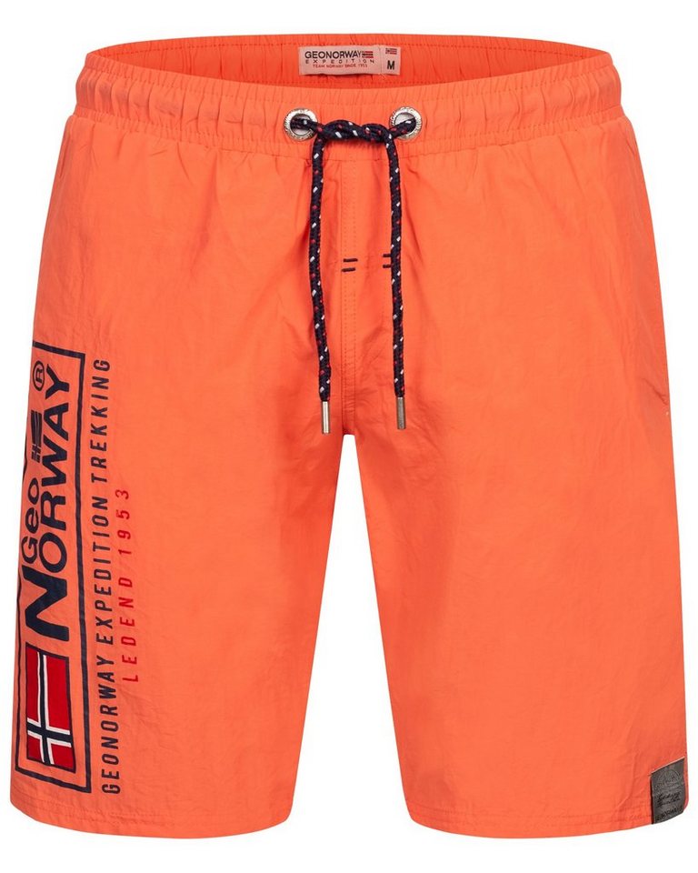 Geographical Norway Badeshorts Herren Bade Hose Bade Shorts Schwimm Shorts Sommer Lang Bermuda Beach von Geographical Norway