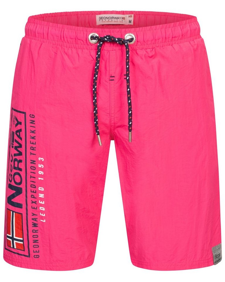 Geographical Norway Badeshorts Herren Bade Hose Bade Shorts Schwimm Shorts Sommer Lang Bermuda Beach von Geographical Norway