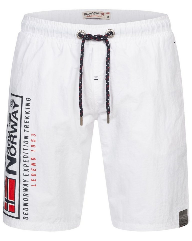 Geographical Norway Badeshorts Herren Bade Hose Bade Shorts Schwimm Shorts Sommer Lang Bermuda Beach von Geographical Norway