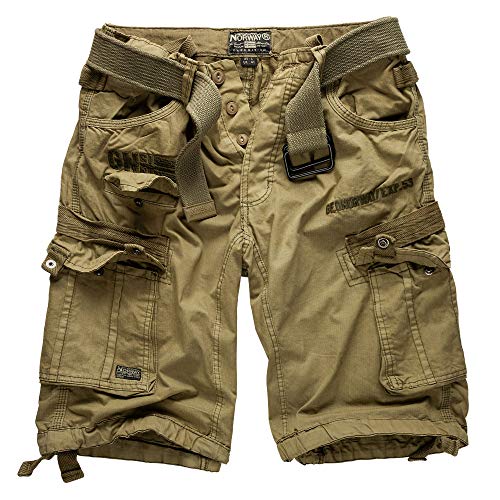 Geographical Norway Cargo Shorts Hunter mit UD Bandana Mastic -XL - von Geographical Norway